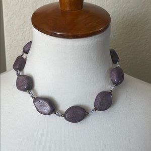 Gorgeous hand made stone choker